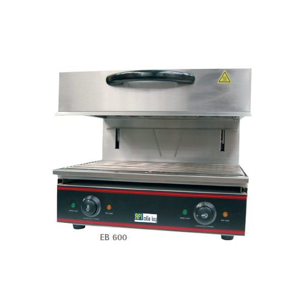 Salamandre avec plafond mobile Larg. 600 - 4000 W